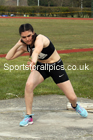 Shot putt, 2021 NECAA Open Graded Meeting, Morpeth. Photo: David T. Hewitson/Sports for All Pics